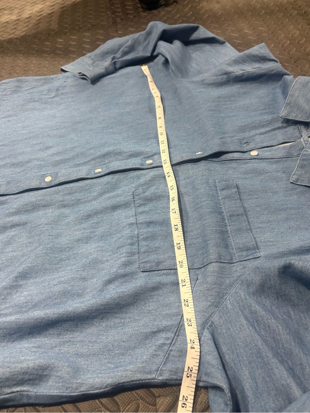 Old Navy Casual Denim Button-Up Dress - Picture 5 of 7